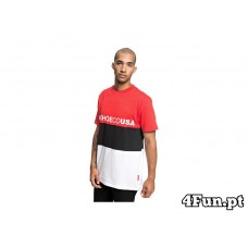 T-SHIRT DC SHOES GLENFERRIE SS VERMELHO